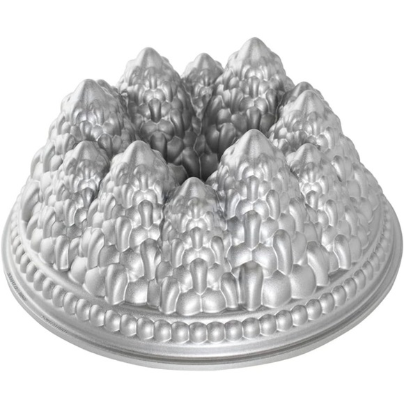Nordic Ware Other - Nordic Ware Pine Forest Bundt Pan, Silver